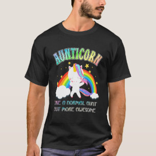 T-shirt Aunticorne Comme Tante Normale Mais Unicor Plus Ma