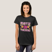 T-shirt Auntie In Training (Devant entier)