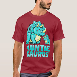 T-shirt Auntie Saurus Dinosaur Amusant Auntiesaurus Pour