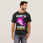 T-shirt Auntie Shark  Last Minute (Devant entier)