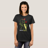 T-shirt Auntiesaurus Auntie Tyrannosaurus Dinosaur Baby (Devant entier)