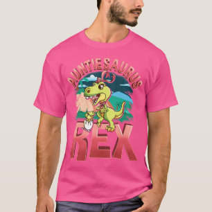 T-shirt Auntiesaurus Rex Auntie Saurus Chemise Dinosaur T