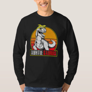 T-shirt Auntiesaurus Rex Dinosaur Auntie Saurus Famille Ma