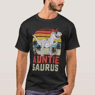 T-shirt Auntiesaurus T Rex Dinosaur Auntie Saurus Famille 