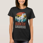 T-shirt Auntiesaurus T Rex Dinosaur Auntie Saurus Famille (Devant)