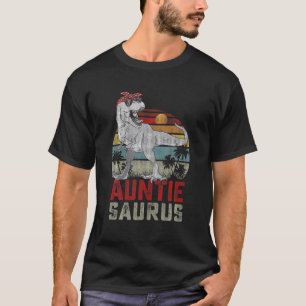 T-shirt Auntiesaurus T Rex Dinosaur Auntie Saurus Mères