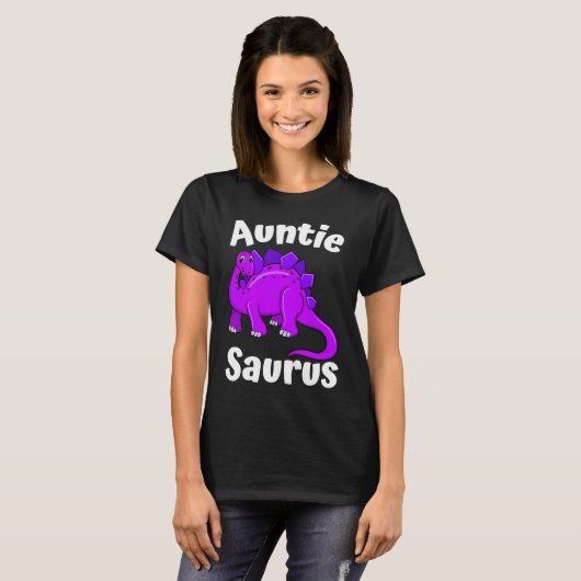 T-shirt Auntsaurus Aunt Dinosaur  Dino (Devant entier)