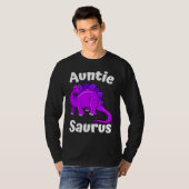 T-shirt Auntsaurus Aunt Dinosaur Dino (Devant entier)