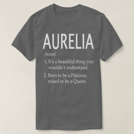 T-shirt Aurelia Nom Cadeau (Design devant)