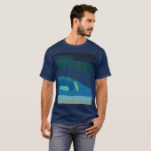 T-shirt aurora boréale (Devant entier)
