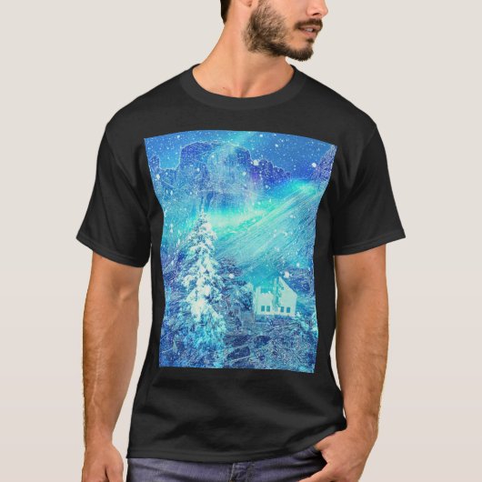 T-shirt Aurora Dans Les Vallées (Devant)