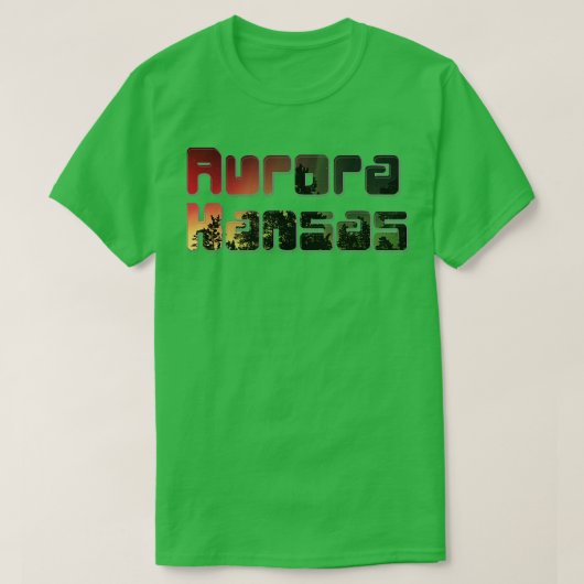 T-shirt Aurora Kansas (Design devant)