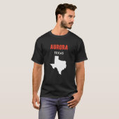 T-shirt Aurora Texas USA State America Travel Texas (Devant entier)