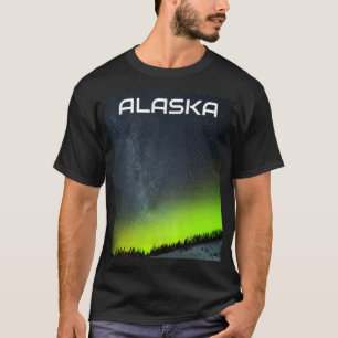 T-shirt Aurore Boréale Lumières du Nord Norvège Arctique T