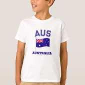 T-shirt AUS Australie Australie Drapeau australien (Devant)