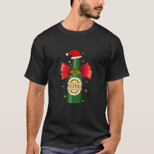 T-shirt Aussi joyeux que je reçois Chapeau de Père Noël à 