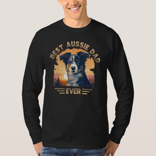 T-shirt Aussie DAD Australian Shepherd 1 (Devant)