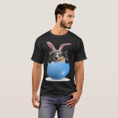 T-shirt Aussie Dog Easter Bunny Egg Hunt Australian Sheph (Devant entier)