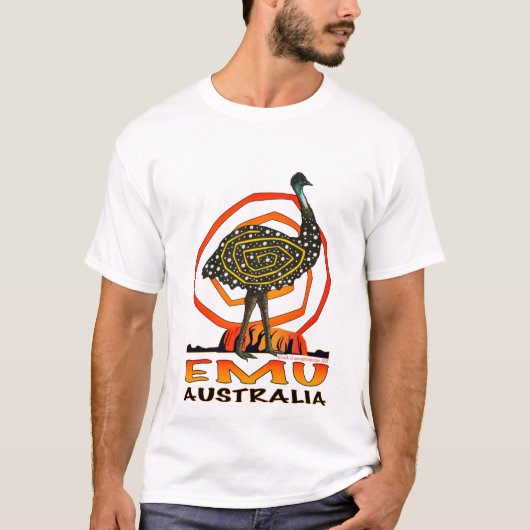 T-shirt Aussie Emu (Devant)