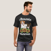 T-shirt Aussie Mama Sunflower Australian Shepherd Women Mo (Devant entier)