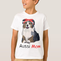 Aussie Mom Chien Bandana Pet Lover Cadeau Femme Au