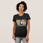 T-shirt Aussie Shep 2 - Jardin (Devant entier)