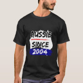 T-shirt Aussie Since 2004 Australia Map (Devant)