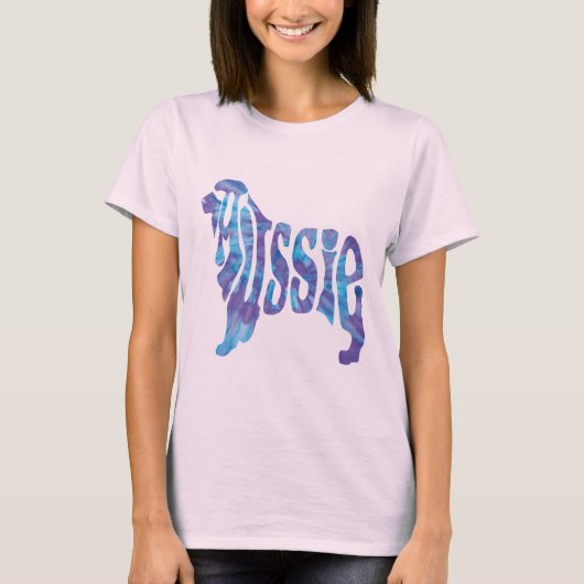 T-shirt Aussie Tie Dye Woman's T Shirt (Devant)