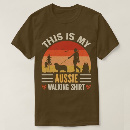 T-shirt Aussie Walking 1 (Design devant)