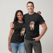 T-shirt Aussiedoodle Citation Maman, Aussiepoo Papa, Aussi (Unisexe)