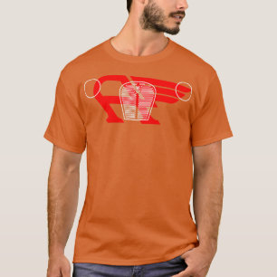 T-shirt Austin A30A35 calandre classique et emblème