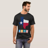 T-shirt Austin Elements : Hommage à l'État étoile solitair (Devant entier)