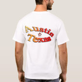 T-shirt Austin le Texas 3D (Dos)