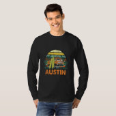 T-shirt Austin Retro Camper Texas Family Camping Tx (Devant entier)