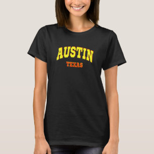 T-shirt Austin State Of Texas Sporty Aesthetique Design Ci