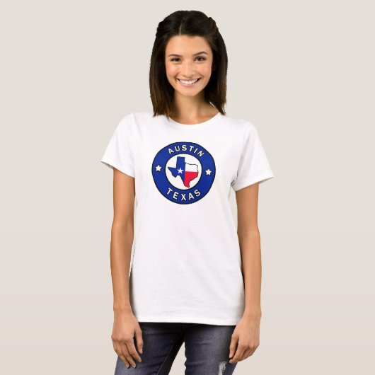 T-shirt Austin Texas (Devant entier)