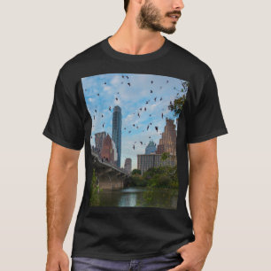 T-shirt Austin, Texas avec Bats en céramique ornement