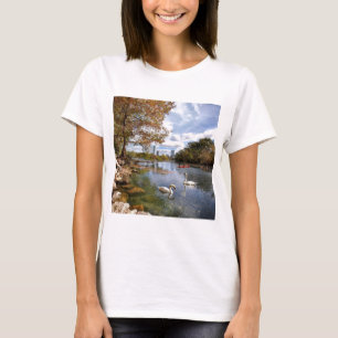 T-shirt Austin, Texas Barton Creek / Ladybird Lake Swans