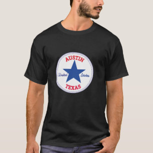 T-shirt Austin Texas États-Unis d'Amérique USA Patinage