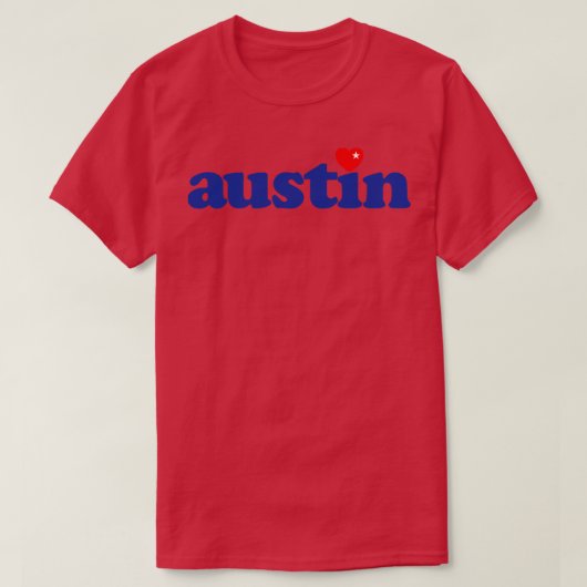 T-shirt Austin Texas Love (Design devant)
