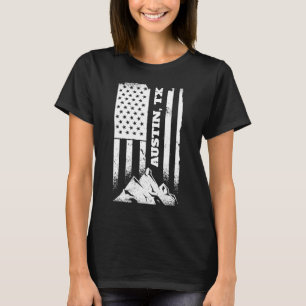 T-shirt Austin Tx Texas Patriotique Américain Trouvé Juill