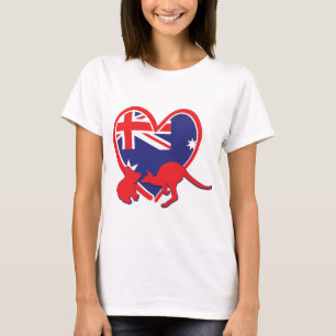 T-shirt Austrailia-Amour-avec-Animaux
