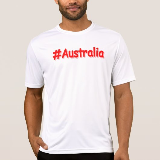 T-shirt "#Australia" Joli Design. Commandez dès maintenant (Devant)