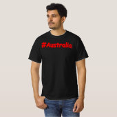 T-shirt "#Australia" Joli Design. Commandez dès maintenant (Devant entier)