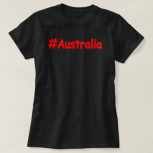 T-shirt "#Australia" Joli Design. Commandez dès maintenant