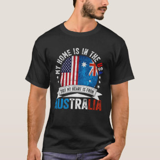 T-shirt Australian American Patriot Heart is from Australi