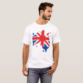 T-shirt Australian. Australian flag & Australian map. (Devant entier)