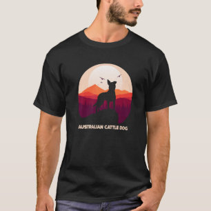 T-shirt Australian Cattle Dog and Mountain Premium