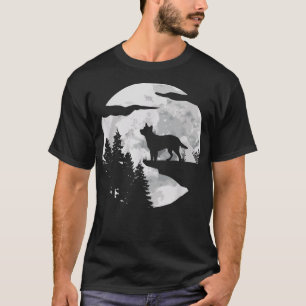 T-shirt Australian Cattle Dog Moonlit Night Australian Ca