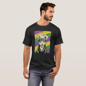 T-shirt Australian Kelpie Jester Mardi Gras Dog Mom or Dad (Devant entier)